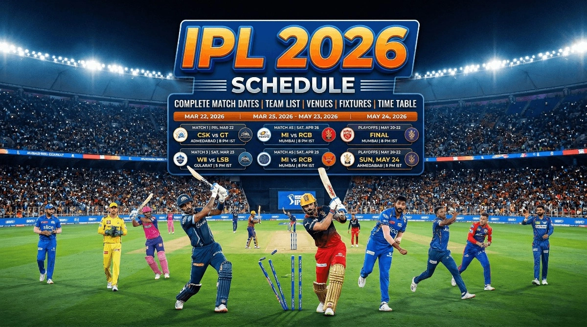 IPL 2026 Schedule official fixture list announcement
